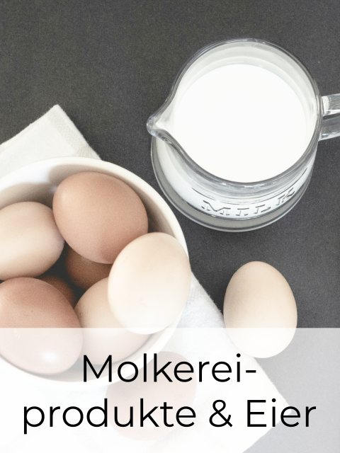 Milch, Butter, Joghurt, Eier und vieles mehr